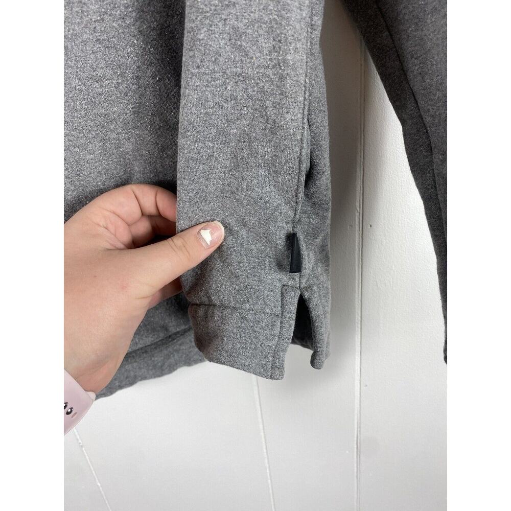 Patagonia Gray Pullover Hoodie with Rainbow Stripe Logo - Picture 4 of 5